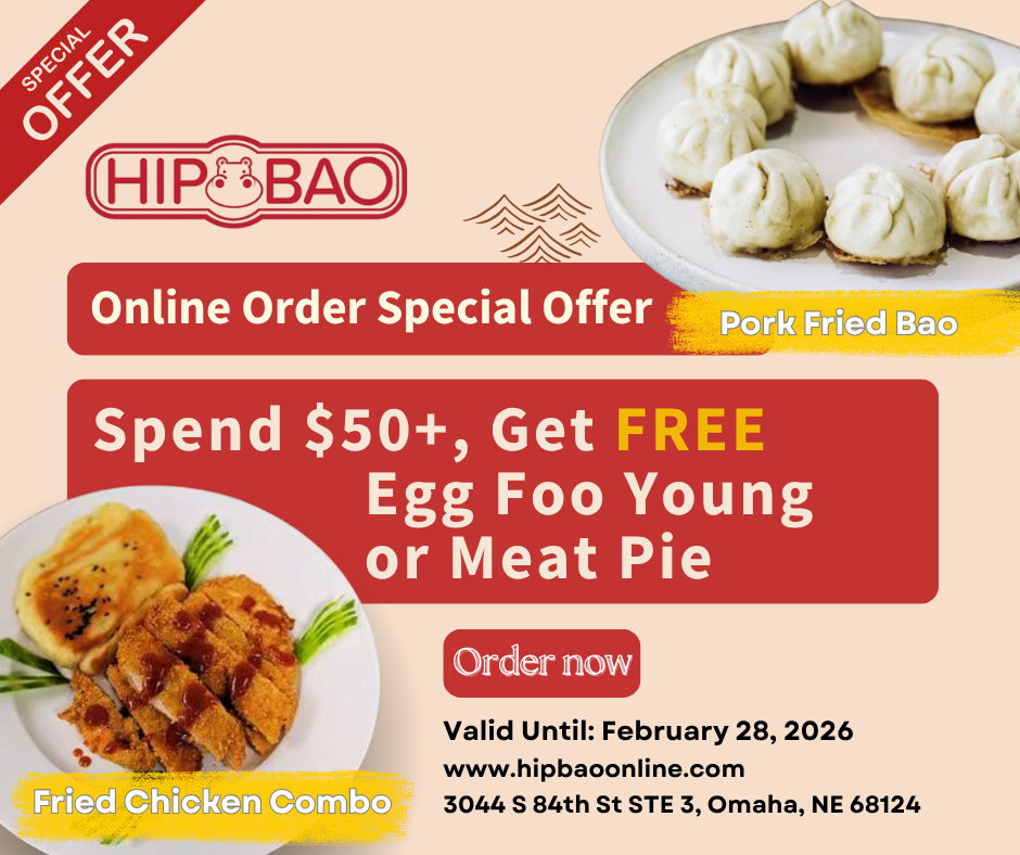 Spend $50+, Get a FREE Egg Foo Young or Meat Pie Spend $50+, Get a FREE Egg Foo Young or Meat Pie